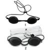 Silicone Laser Protective Eye Mask Adjustable Sunbathing Eyewear Beach Glasses  Indoor & Outdoor