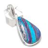 Радужный кальцит Ручная работа Серебро 925 пробы Ювелирная подвеска 2.09" A8H16