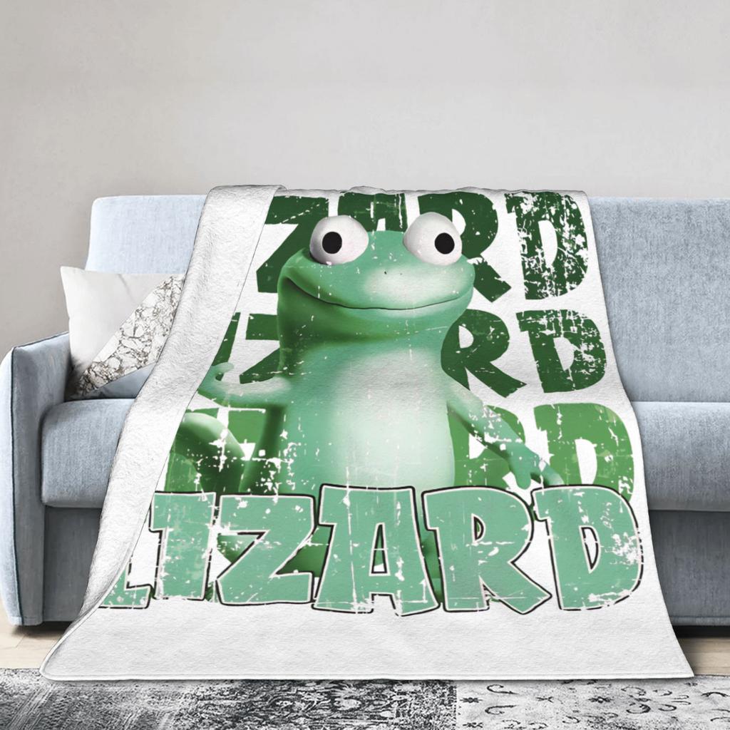 Hoppers Funny Weirdcore Animal Tom Lizard Meme Blankets Flannel Breathable Throw Blanket for Chair Covering Sofa Decoration,