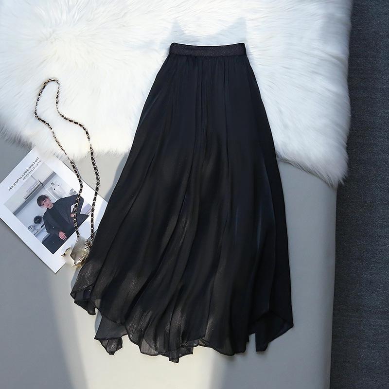 Элегантная юбка с асимметричным кроем и эластичным поясом на весну/лето 2024 года — идеальный вариант для свидания