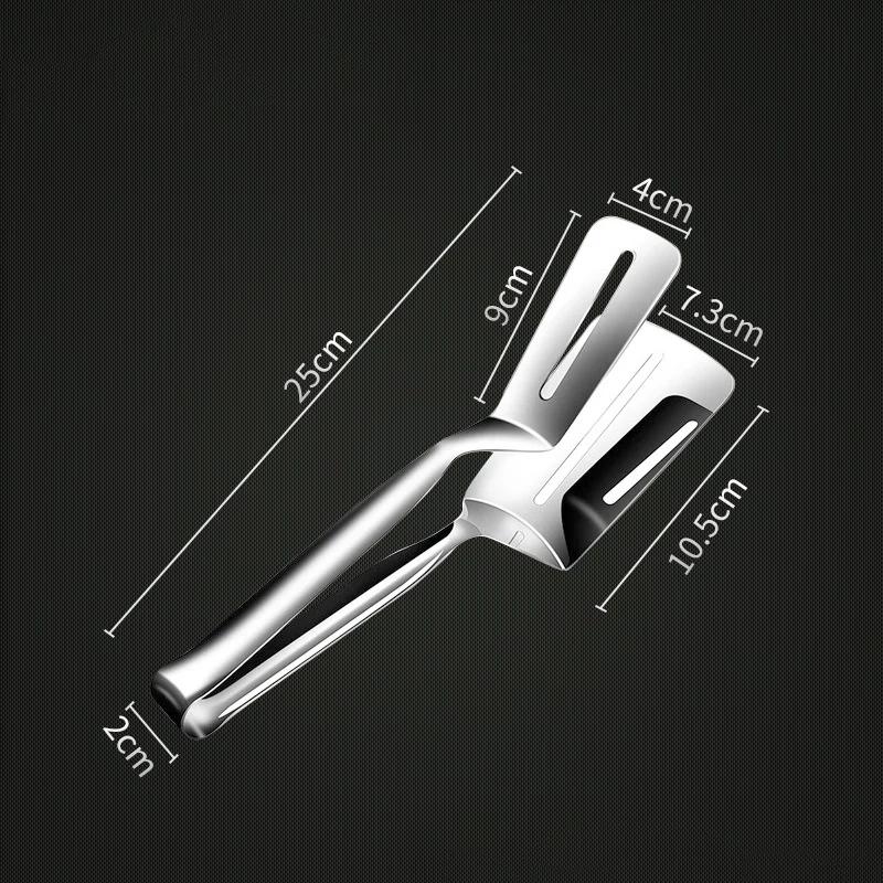 304 Stainless Steel Steak Tong Non-Slip Grip Heat Resistant BBQ Clip for Barbecue Grilling Kitchen Food Serving Tong Bread Clip
