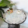 NEW Embroidery Table Place Mat Christmas Flower Rose Cloth Mesh Dining Placemat Coaster Kitchen Table Decoration and Accessories