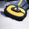 15 Degree Bend Car Cleaning Brush Car Wash Brush Chenilles Broom Telescoping Long Handle Cleaning Mop Brush