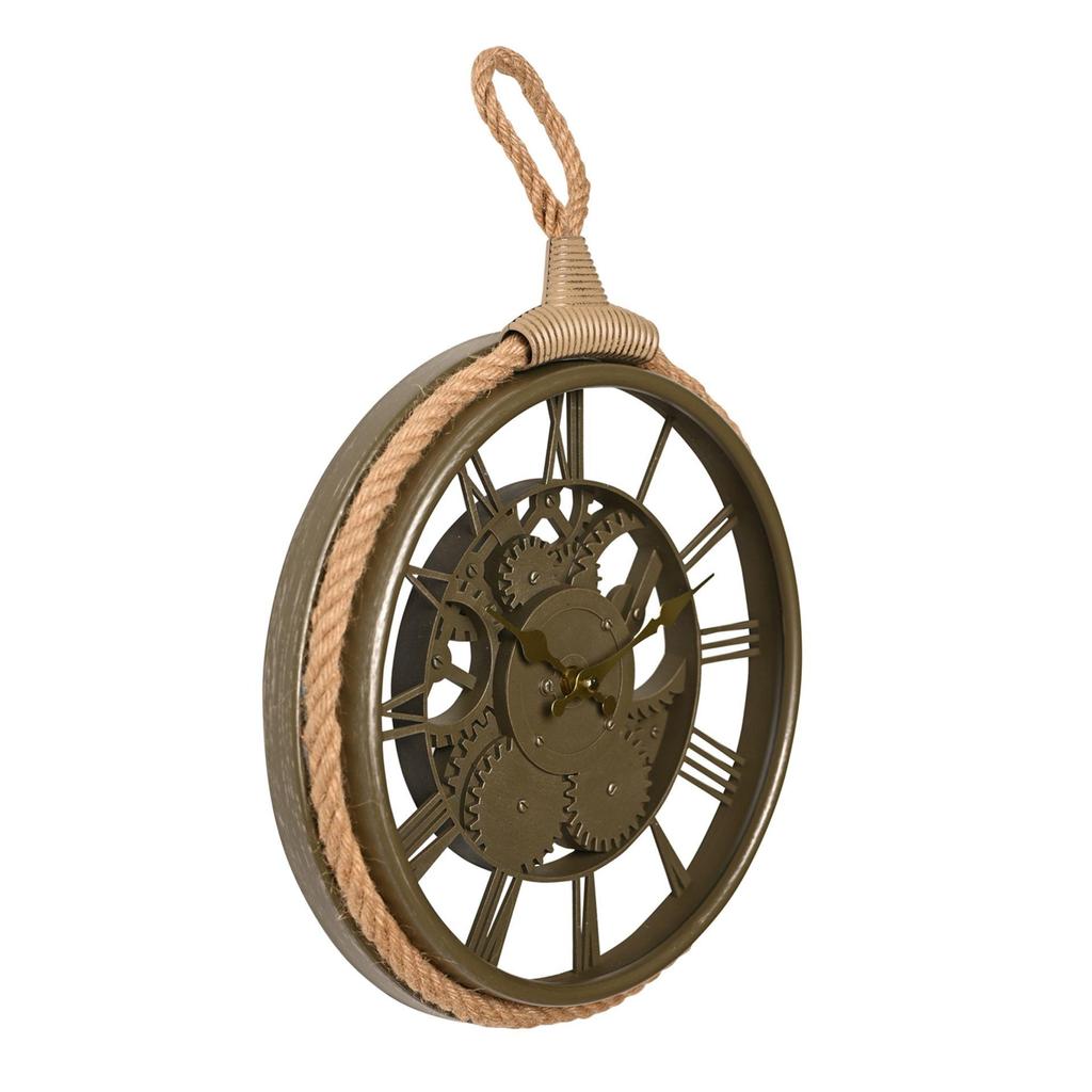 Hometime Cogs & Rope Wall Clock 30cm