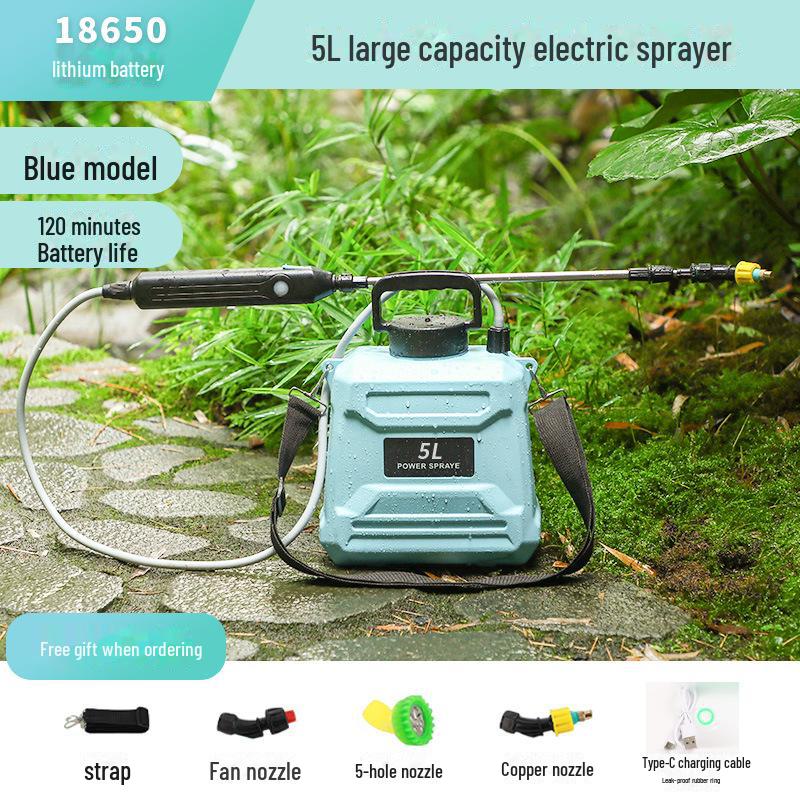 2024 New Electric Household Small Pesticide Sprayer - High Pressure Watering Pot