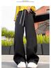 Women's 2025 Yellow Slimming Sweatpants - New Fashionable Casual Straight-Leg Wide-Leg Pants for Dance & Sports.