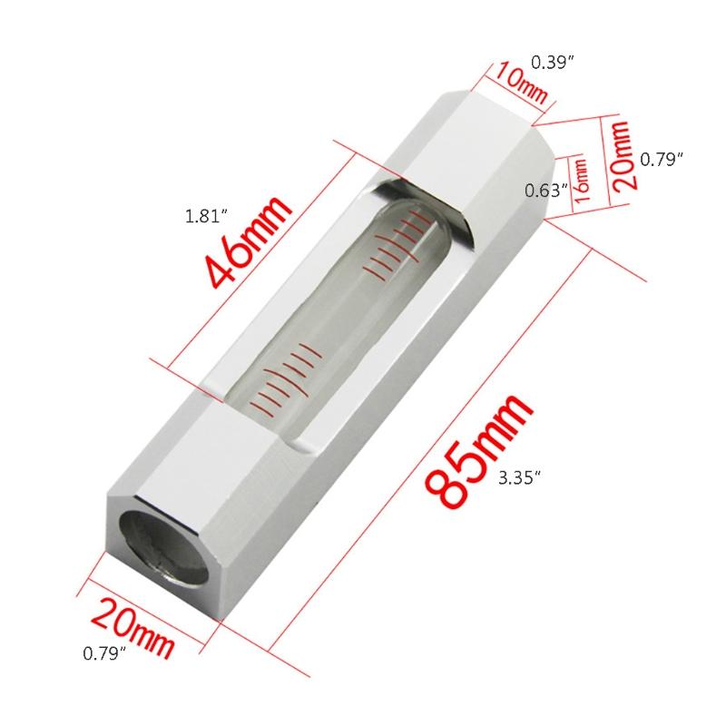 Высокочувствительный спиртовой уровень 0,02 мм/для м Высокий квадратный горизонтальный пузырь