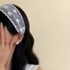Mesh Lace Headband Lace Wide Edge Hair Hoop Elegant Bohemian Headwrap  For Women Girls