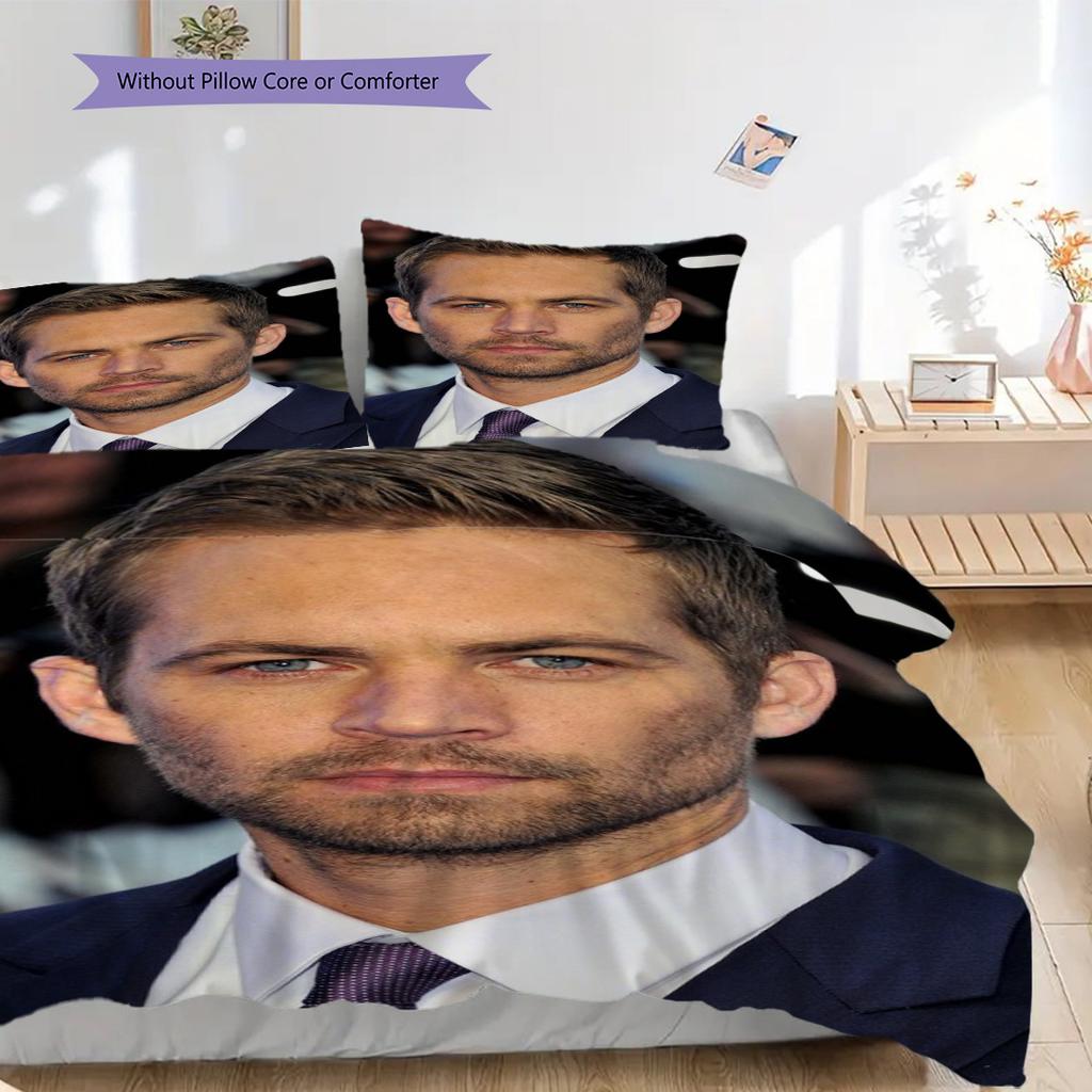 Paul Walker'S Legacy Tribute Style Threepiece Set 1 Duvet Cover 2 Pillowcase Without Core Bedding Set Soft And Comfortable