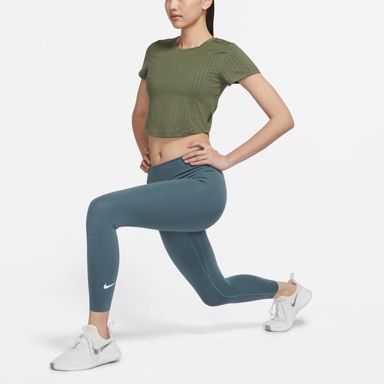 Nike T Shirt Women's Medium Olive Green DM7337-222
