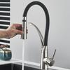 Kitchen Faucet 360° Stainless Steel Extendable Faucet with Shower Faucet for Kitchen