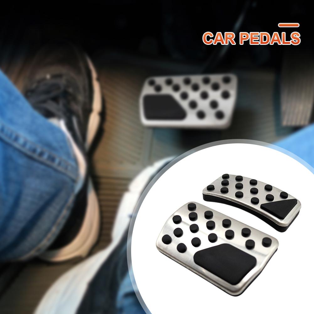 2 шт. противоскользящая накладка на педаль газа, аксессуары для интерьера, накладка на педаль газа и тормоза для Jeep Wrangler Compass Grand Cherokee