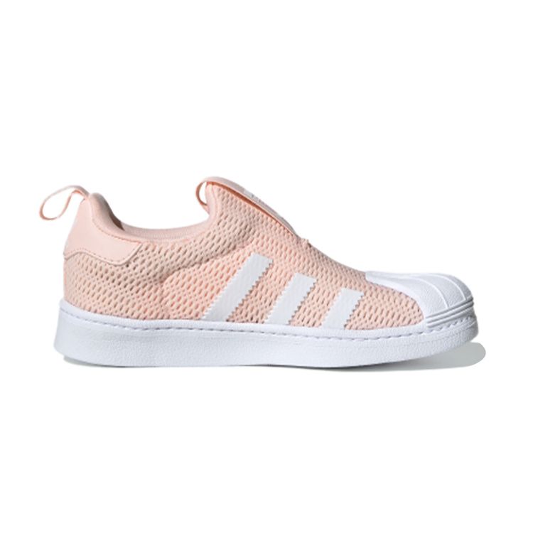 Adidas Originals Superstar Series 360 C Low-Top Kids Skate Shoes Kids Sneakers White Pink EF9170