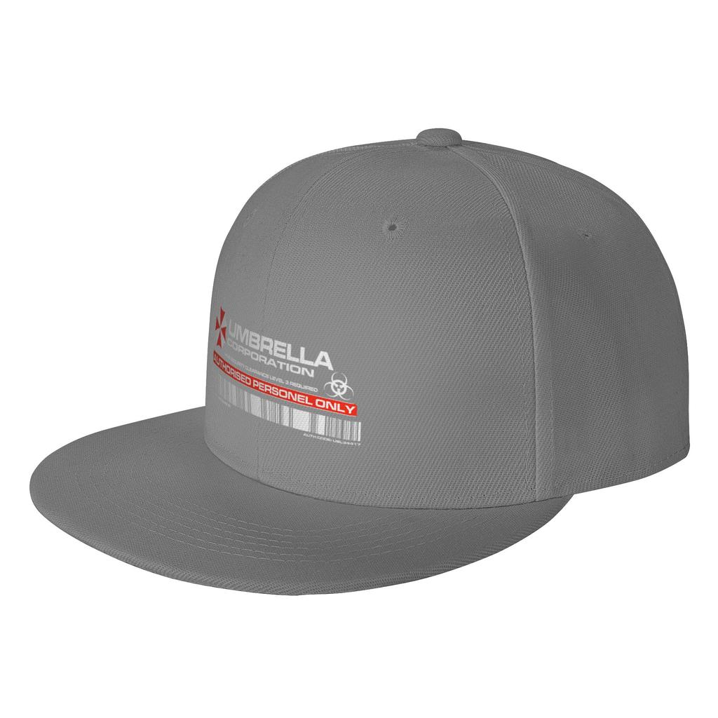 Fashion UMBRELLA CORP AUTHORIZATION ACCESS STICKER Flat Brim Sun Hat ParentChild Sun Visor Hat