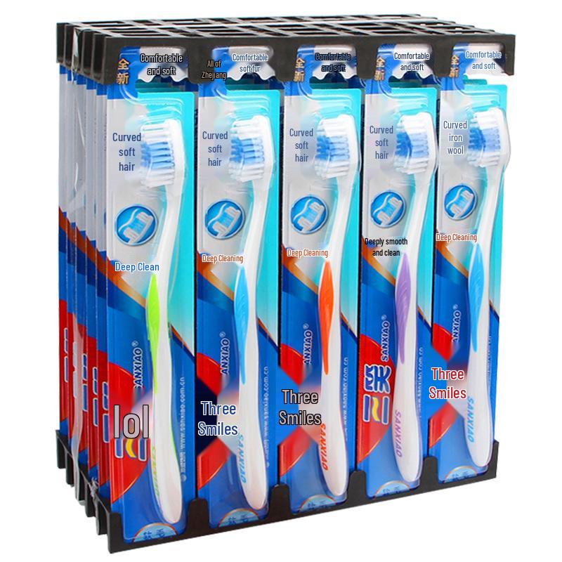 Sanxiao 998T Soft Bristle Toothbrush for Adults - Fine Bristle for Fresh Breath & Extra Care