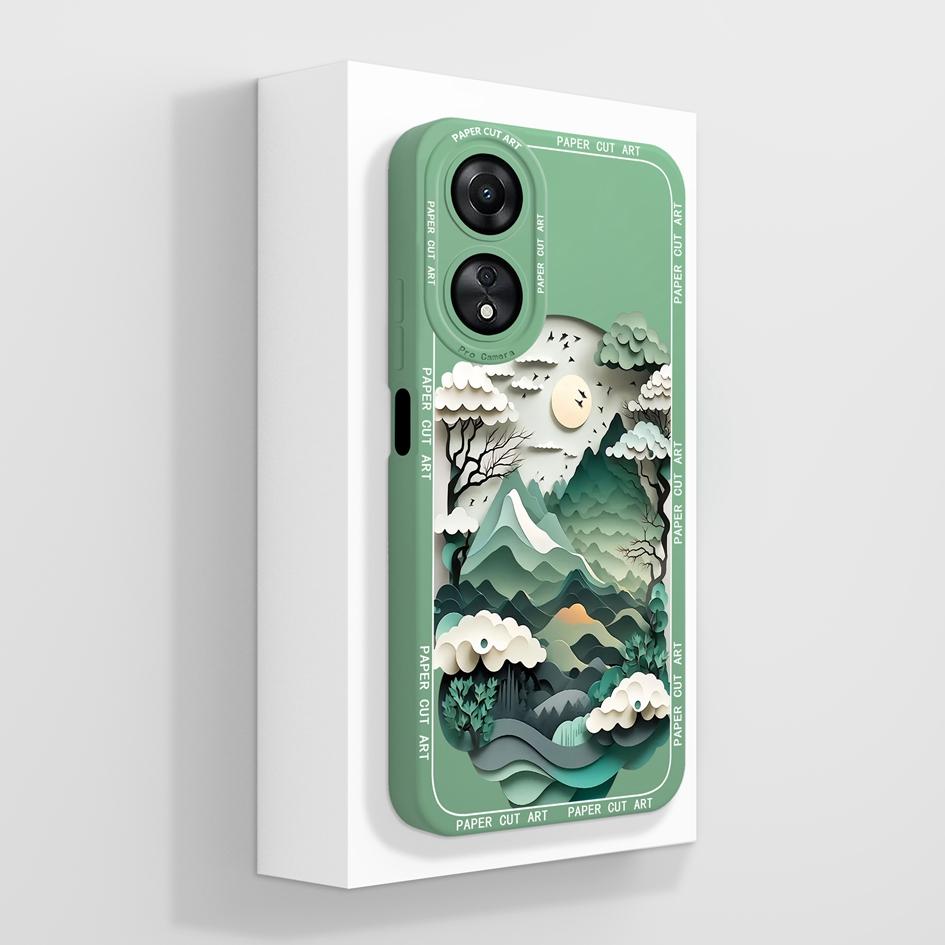 Для Oppo A58 A78 4G 5G чехол Роскошный модный противоударный противоударный противоударный квадратный матовый мягкий жидкий силиконовый протектор экрана для бамперов Oppo