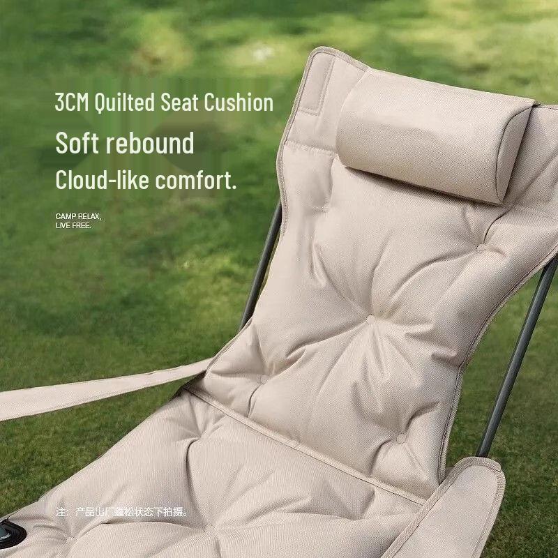 4-Gear Padded Recliner Lounge Chair