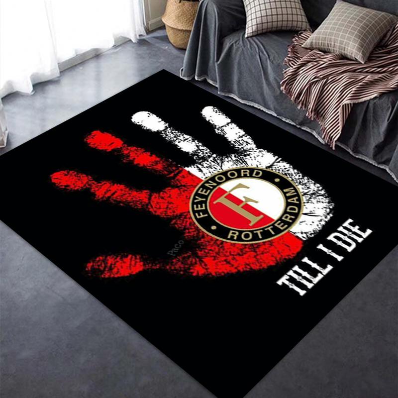 2025 Новый ковер Feyenoord для гостиной, спальни, дома, дивана, детская игровая, нескользящий напольный коврик 54
