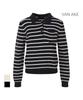 VANAKE Striped Collared Knit_Vb43Ktq305Z