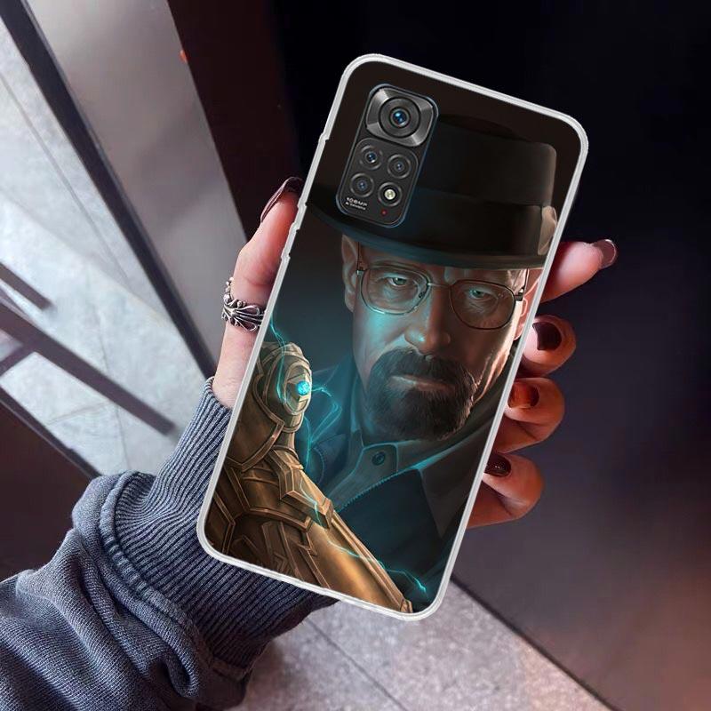 Чехол для телефона Breaking Bad WalterWhite для Xiaomi Redmi Note 15 14 14S 13 12S 12 Pro Plus 11S 11 10S 10 4G Cover 11E 11T 5G Печать F