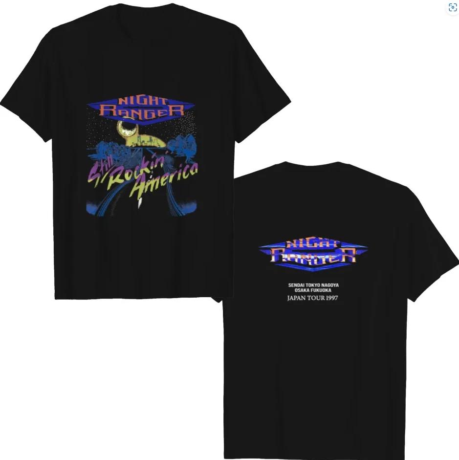 Vintage 90s Night Ranger still Rockin America japan tour rock band t