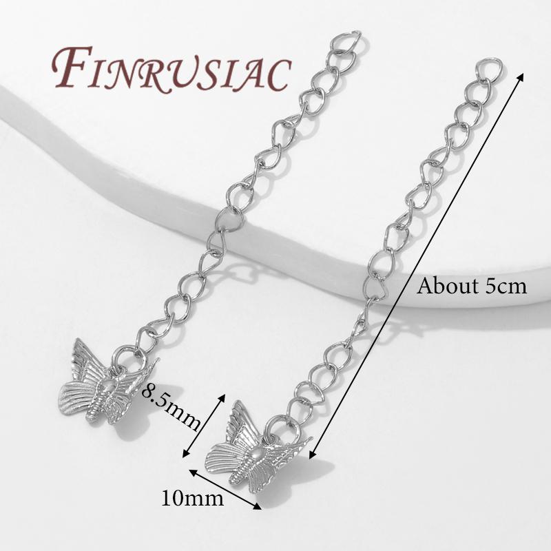 10-20pcs 18K Gold Plated 5cm Extension Chain For Jewelry Making,Necklace Extender,DIY Connectors For Bracelets Accessories