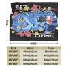 Derpy Tiger Cat Knitted Blankets Fleece Huntrix Kpop Demon Hunters Lightweight Thin Throw Blankets for Home Couch Bedroom Quilt