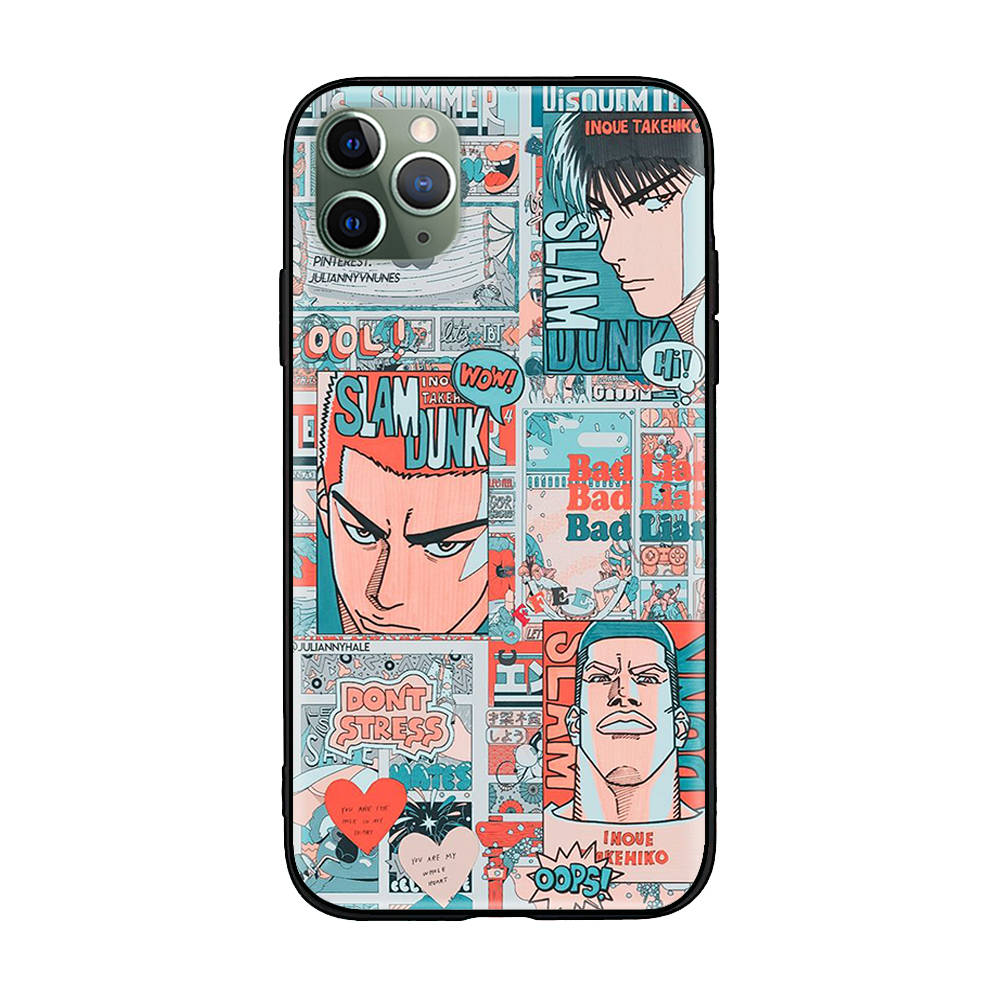 W-37 SLAM DUNK Soft Case for Samsung A04s A05s A10s A11 A12 A14 A15 A22 A23 A32 A50S M31 M51 M52 M53 A25 A30S A51 A52 A55 A70 A71 A72 S10 S9