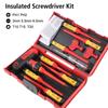 CR-V Magnetic Tip T-shaped Screwdriver Kits Electronic Insulated 1000V Electrician Repair Hand Tool with Phillips Slotted Torx Bits