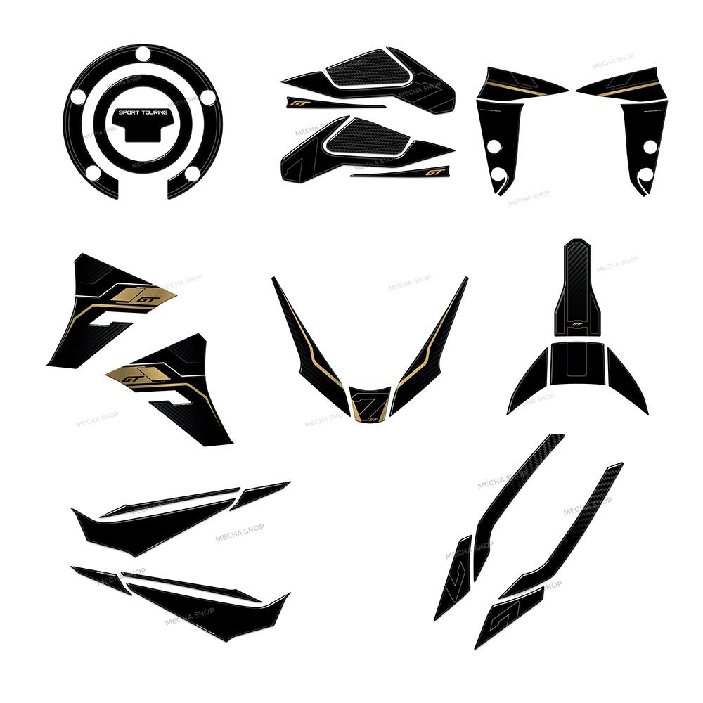 For Tracer 7GT Sticker Tank Pad Tracer 7 GT Protector Motorcycle Accessories 3D Epoxy Decals 2025-2026