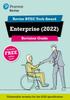 Книга Pearson REVISE BTEC Tech Award Enterprise 2022 Revision Guide Inc Online Edition - 2023 and 2024 Exams and Assessments