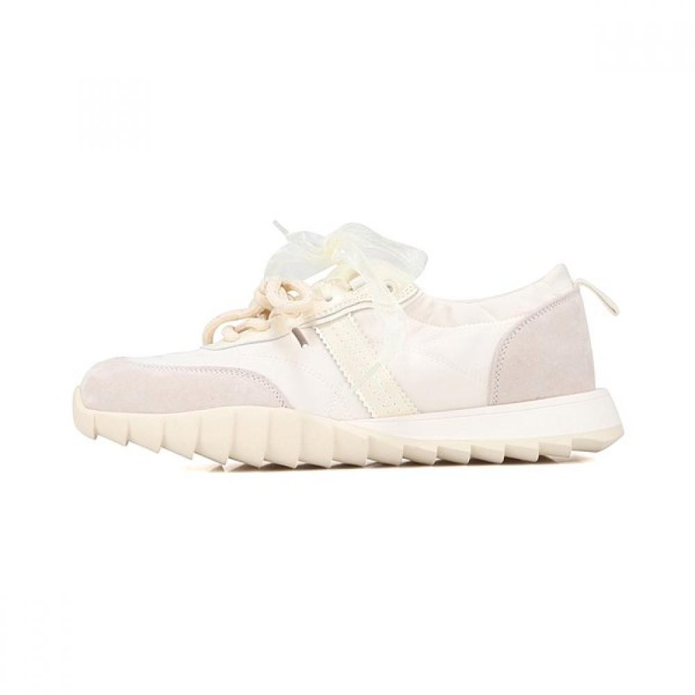 Barbara Cowhide Spirit Shoelace Women Sneakers 2.5cm Bbj171iv