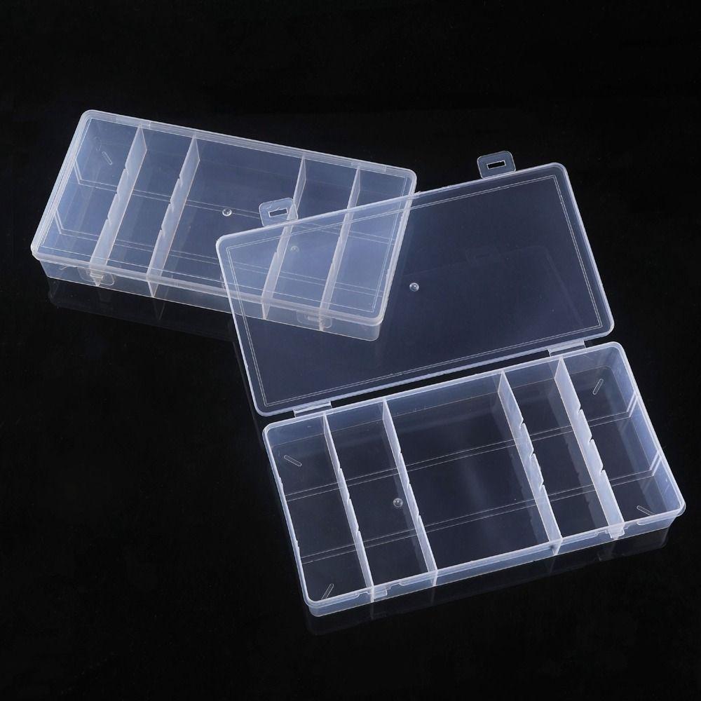 Квадратный контейнер для ювелирных бусин, пластиковый чехол для мелких предметов, портативные упаковочные коробки, держатель электроинструментов