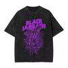 Black Sabbathes Metal Music Washed T Shirts Hip Hop Arrival Mens Clothes Tee Shirt Homme Graphic T-Shirts Men