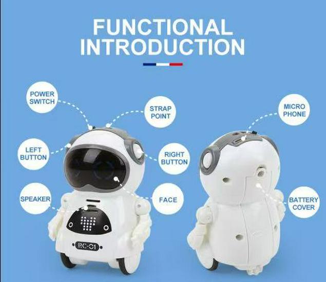 Cross-Border Children's Smart Voice Mini Robot - English Version