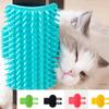 Pet Cat Hair Removal Massage Comb Cats Scratching Rubbing Brush Kitten Grooming Self Cleaning Wall Corner Cat Scratcher Combs