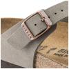 Japonki damskie Birkenstock Gizeh Stone Birko-Flor narrow na wąską stopę szare (0043393)