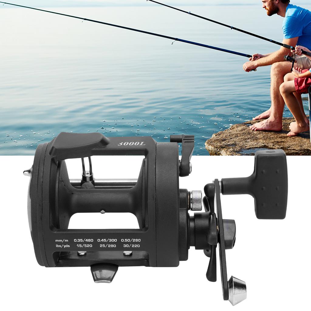 Рыболовная катушка для морской рыбалки 1BB Рыболовная катушка для заброса приманки Рыболовное колесо Аксессуар3000L