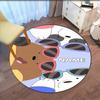 Custom Name We Bare Bears Printed Round Rug Carpet Chair Rug Area Rug Entryway Doormats,for Office Chair Living Room Bedroom Kitchen Room.