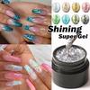 1 Pc Hybrid Varnish Gel Nail Polish Fashion Glitter Super Platinum Nail Gel