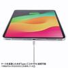SANWA SUPPLY Прозрачный жесткий чехол для iPad Air PDA-IPAD1702CL 11-дюймовый (М2/2024)