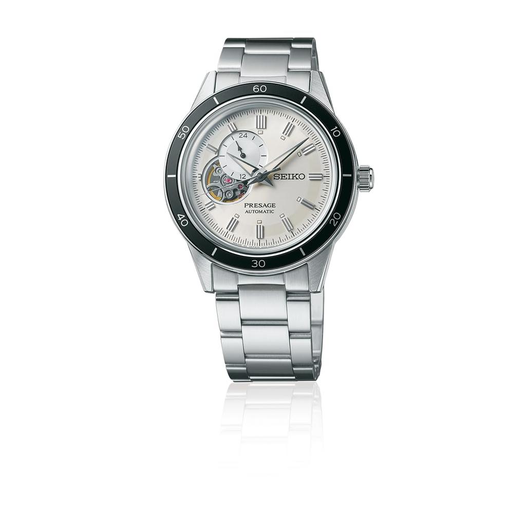 Wristwatch Presage Basic SARY189 Silver [Seiko Watch] Line Style60's Semi-skeleton Men's