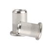 OIMG 304 Stainless Steel Flat Head Knurled Rivet Nuts