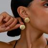 Новые серьги-пусеты с текстурой морской раковины Exaggeration для женщин, модные аксессуары, персонализированные ювелирные изделия, серьги для повседневной носки