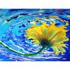 5D DIY Алмазная картина Цветок в воде Алмазная вышивка Мозаика Вышивка крестом Стразы