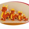 15/28cm Simulated Dragon Chinese Dragon Mascot Doll Fashion Dragon Pendant  Children Gift