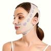 Chin Up Face Lifting Strap - Double Chin Reducer, V-Line Slimming Mask for Women, Hypoallergenic, Breathable & Elastic