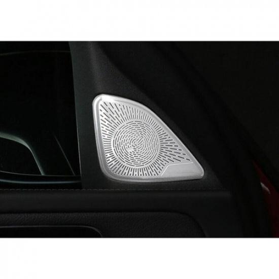 Передняя стойка A, крышка рамки динамика, сталь - серебристая, для Mercedes-Benz C-Class W206