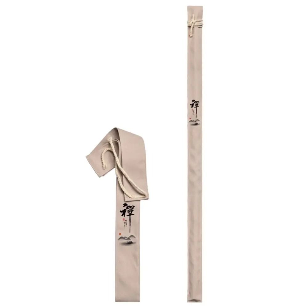 130cm Folding Fishing Bag Canvas Fishing Tackle Bag Crossbody Fishing Rod Bag Hiking Climbing