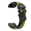 22mm Twill Wave Camouflage Silicone Watchband Strap Replacement Wrist Strap for Samsung Gear S3 Classic/S3 Frontier/Xiaomi Haylou RT LS05s/RS3 LS04